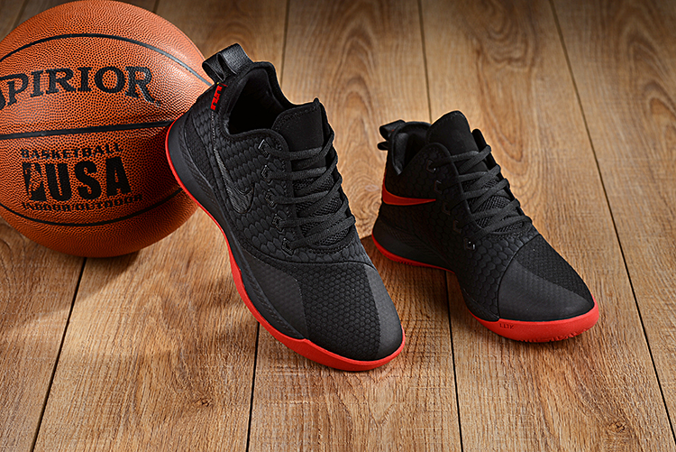 Men Nike Lebron Witness 3 Black Red Shoes